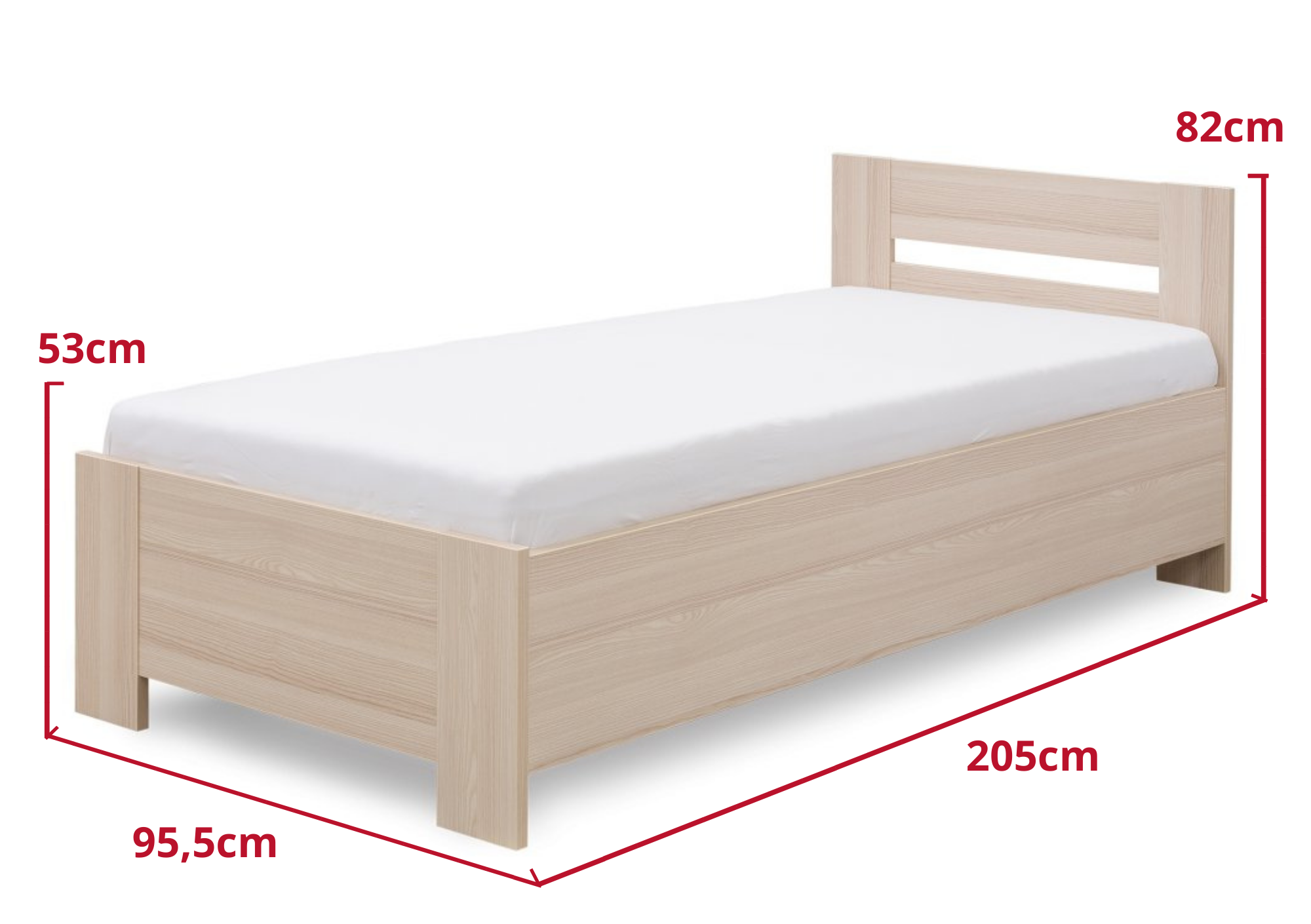 Rozměry postele LOTA